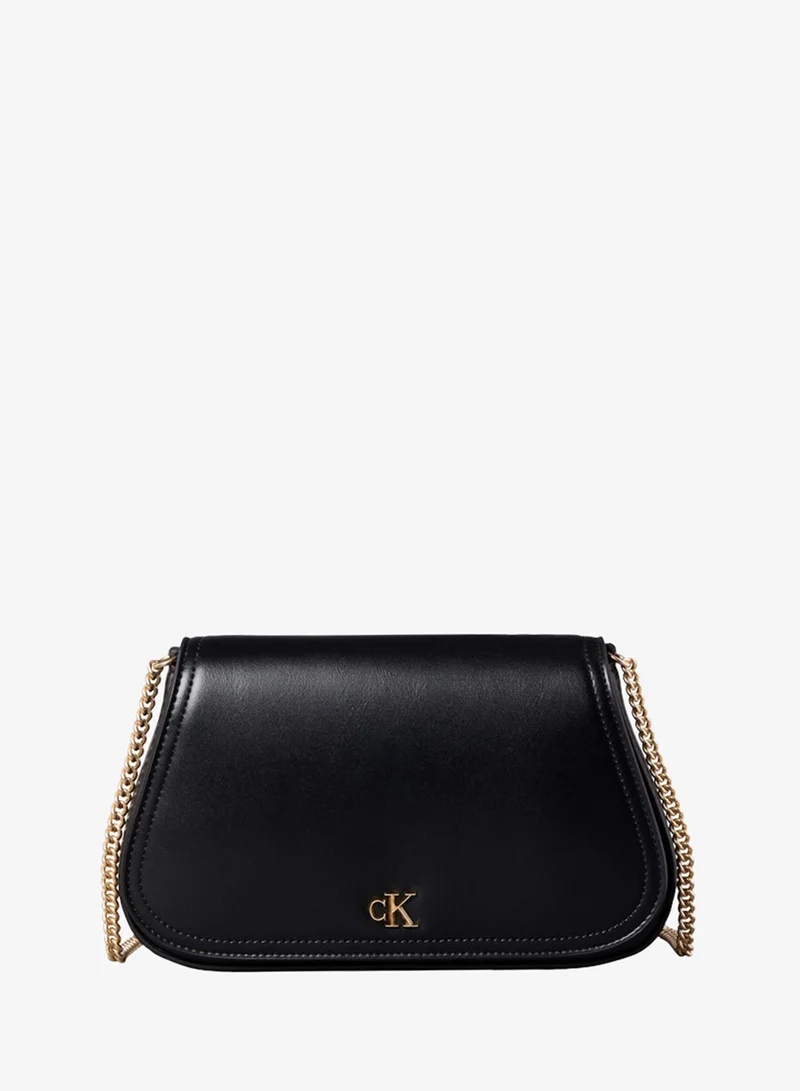 Curved Wallet with Chain Strap